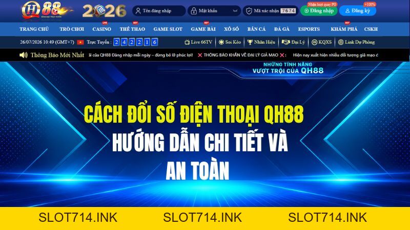 Cách Đổi Số Điện Thoại QH88 Khi Mất SIM, Đổi Số Mới Nhanh Nhất