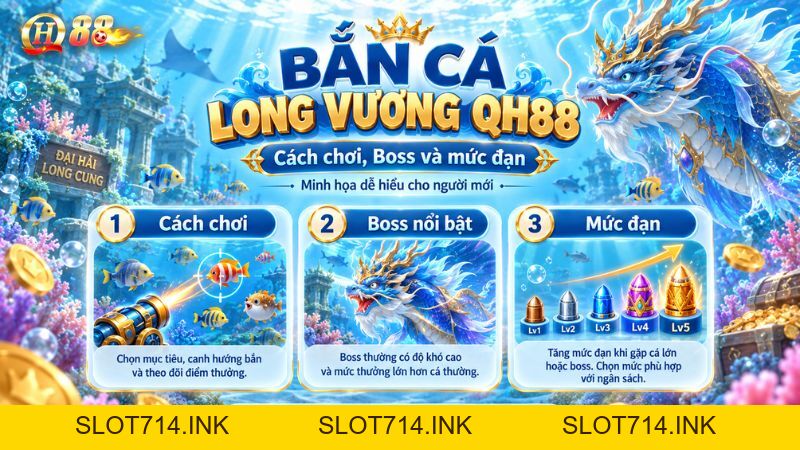 Bắn Cá Long Vương QH88 – Cách Chơi, Boss Và Mức Đạn