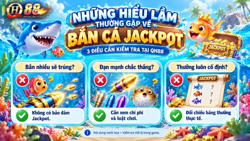 Bắn Cá Jackpot QH88 – Cách Chơi, Điều Kiện Và Bảng Thưởng